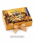 Premium Yellow Raksha Bandhan Hamper Gift Box 5pc pack