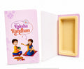 Premium Pink Rakhi Bar Book Gift Box