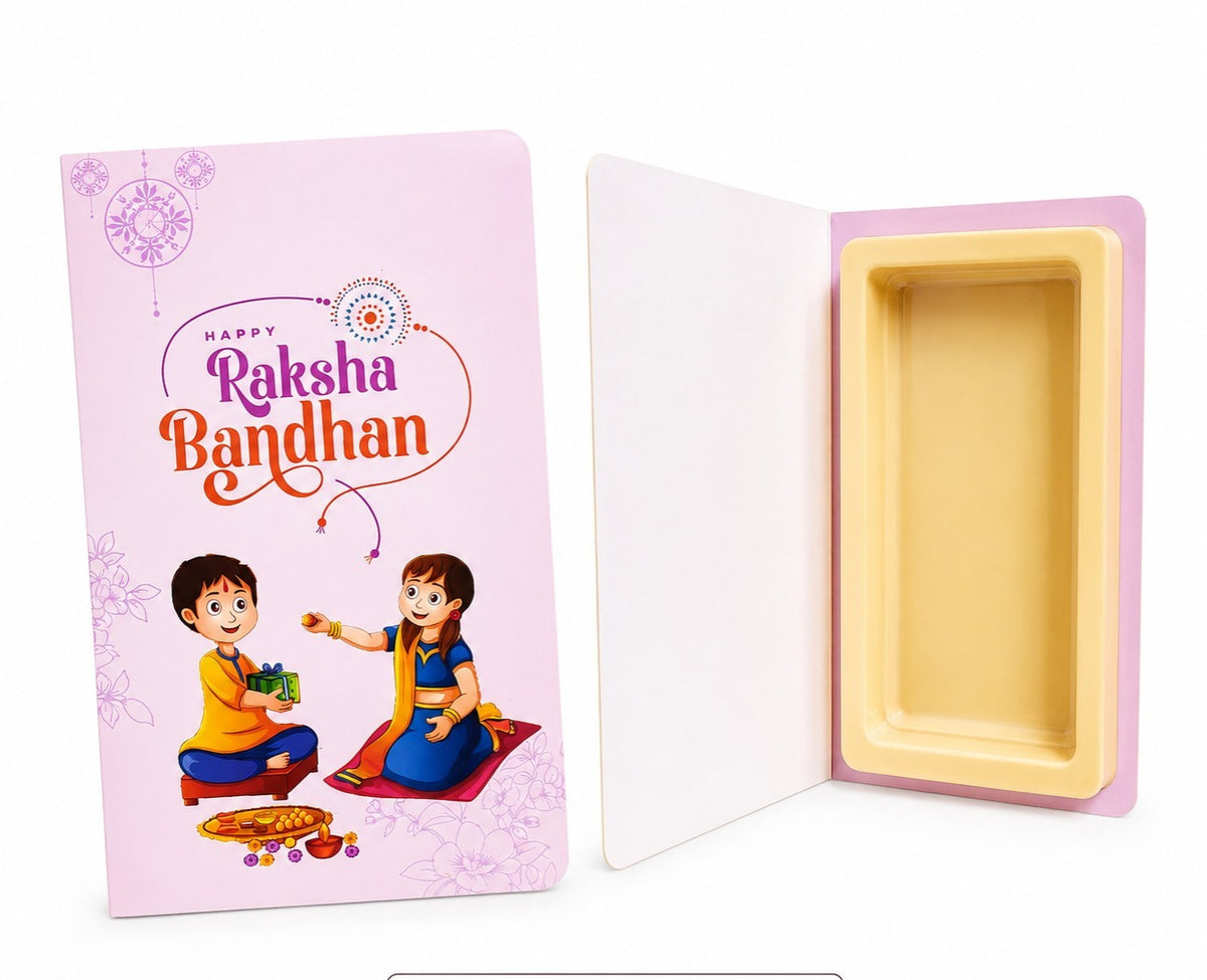Premium Pink Rakhi Bar Book Gift Box