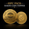 Premium Rakhi Coin Topper – Pack of 10