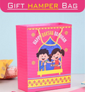Happy Raksha Bandhan Gift Hamper Bag | Premium Festive Gift Bag 5pc pack