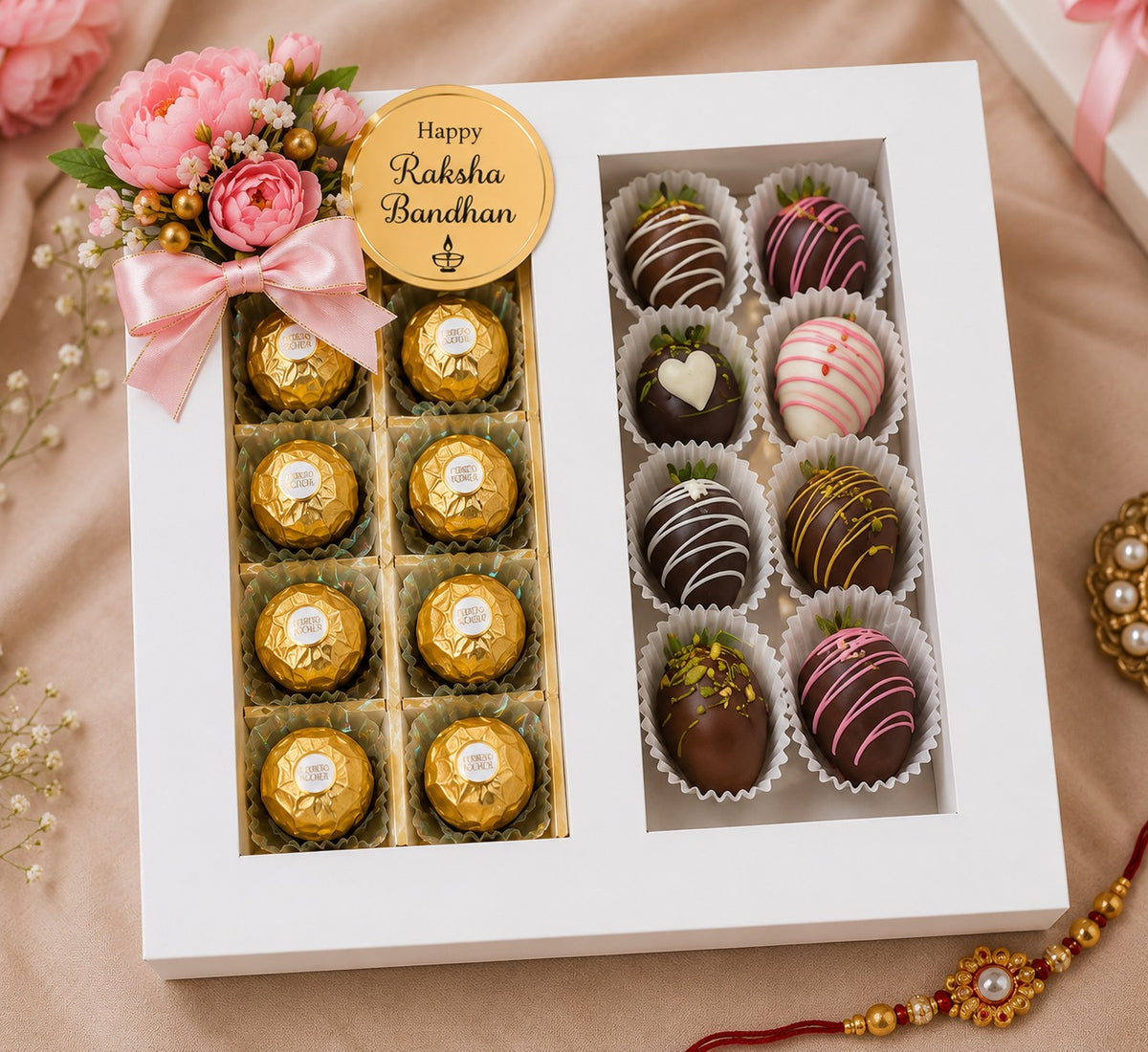 Premium Window Hamper Gift Box with Transparent Lid 5pc pack
