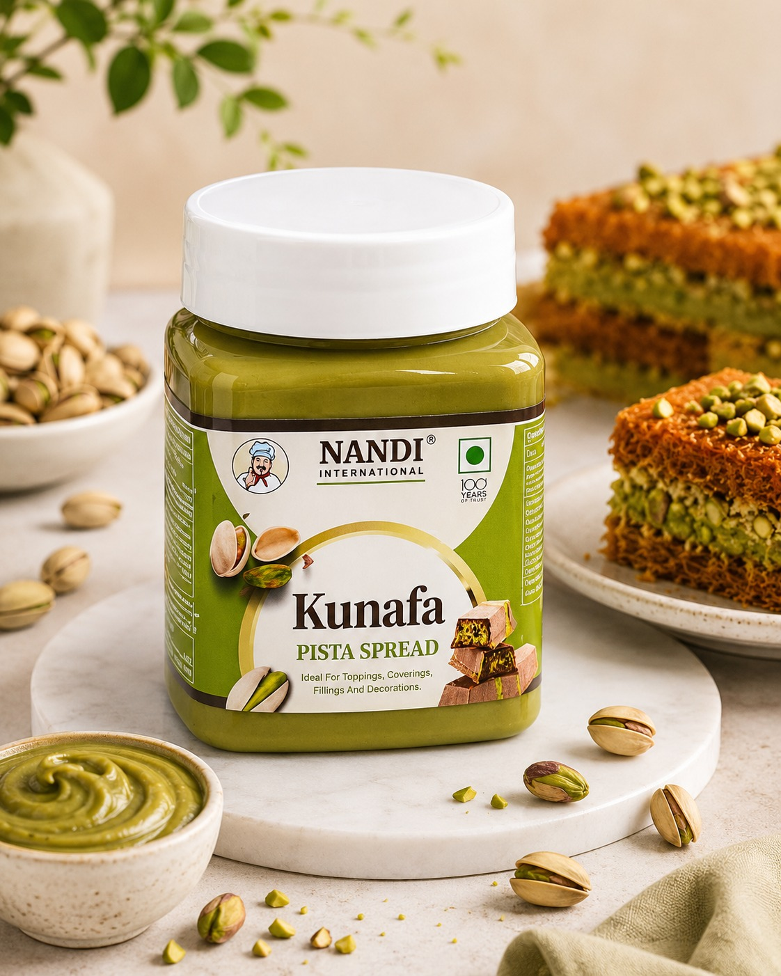 💚 Kunafa Pista Spread – 200g