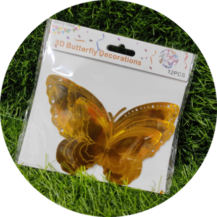 gold foil butterfly