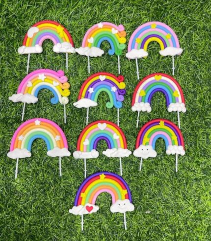 silicon rainbow topper