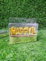 Imported HBD letters candle