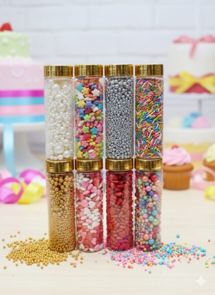 150gr each pack sprinkles combo 8pc