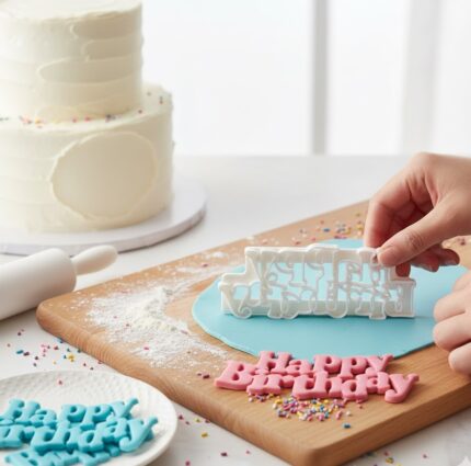 Fondant Happy Birthday Cutter 
