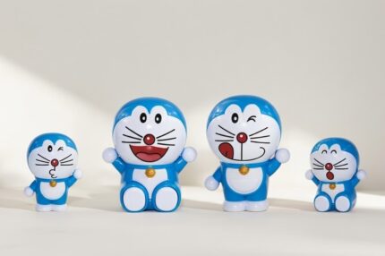 Doraemon 4-Piece Miniature Cake Topper Set