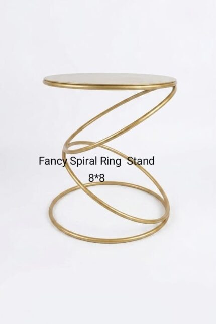 Fancy Spiral Ring Cake Stand (8x8 inches)