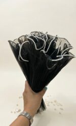 Noor Net (Mesh Net) with Pearl Border