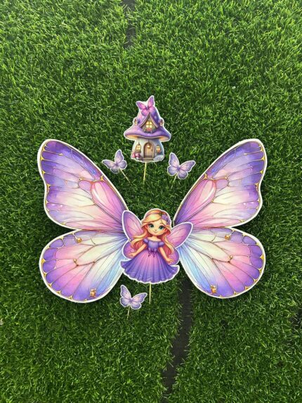 Big butterfly combo cake toppers paper