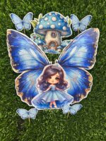 Big butterfly combo cake toppers paper